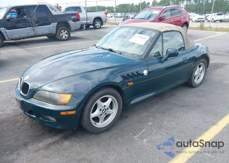 1997 BMW Z3 1.9L Roadster z USA, uszkodzony, nr VIN 4USCH7328VLB80648